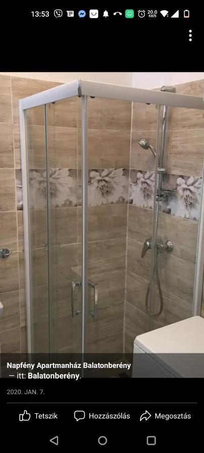 Napfeny Apartmanhaz Balatonberény Dış mekan fotoğraf